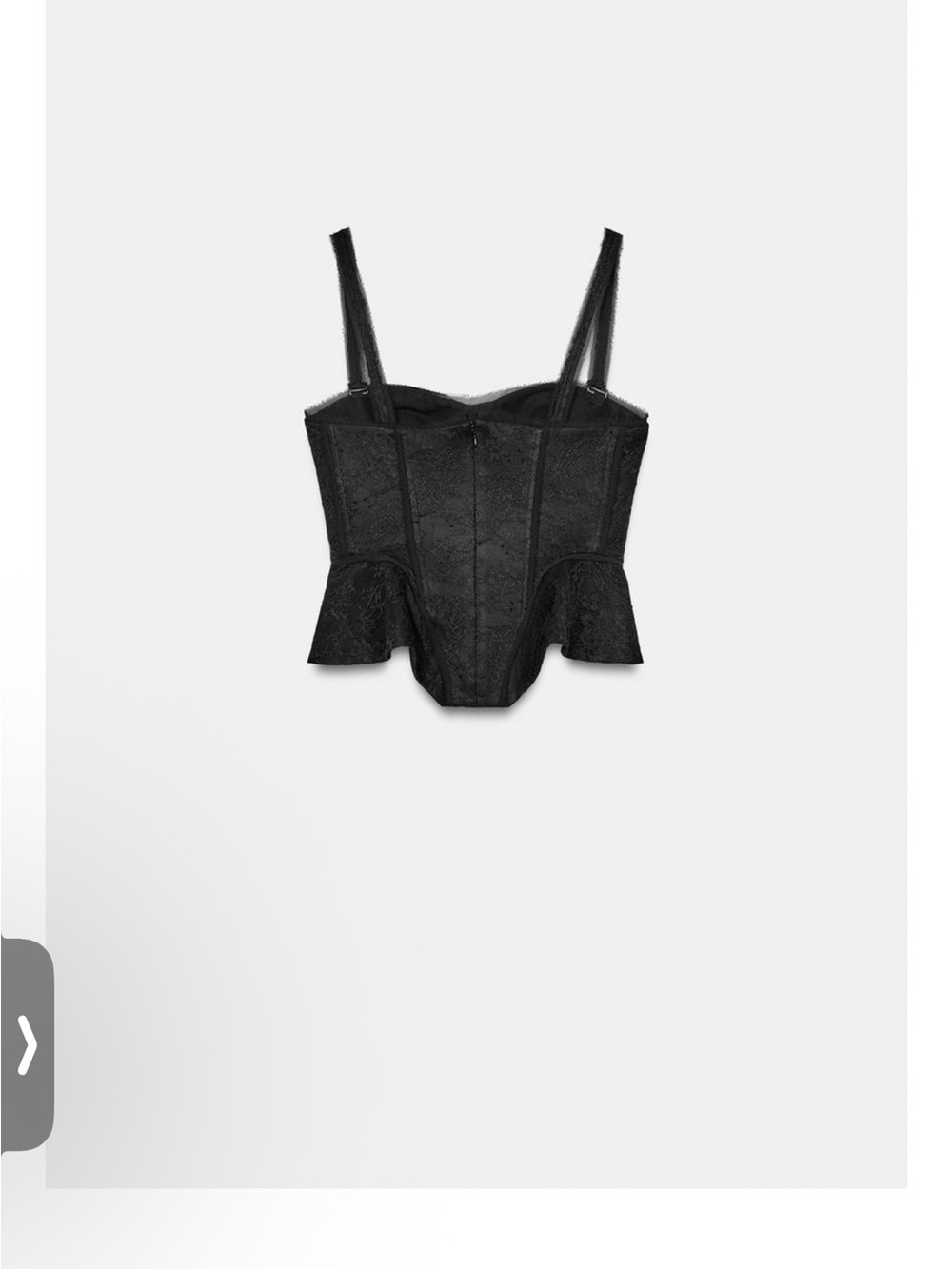 ZW COLLECTION LACE CORSET
BLACK